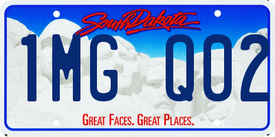 SD license plate 1MGQ02
