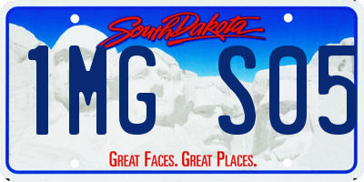SD license plate 1MGS05