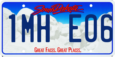 SD license plate 1MHE06