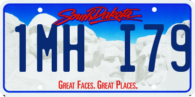 SD license plate 1MHI79