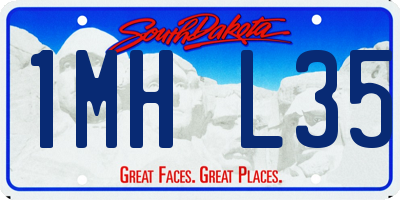 SD license plate 1MHL35