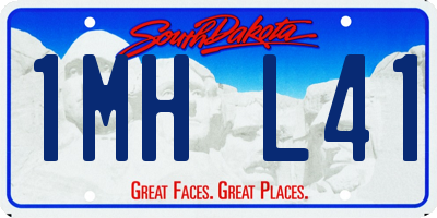 SD license plate 1MHL41