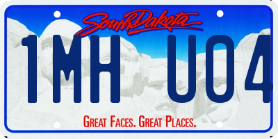 SD license plate 1MHU04