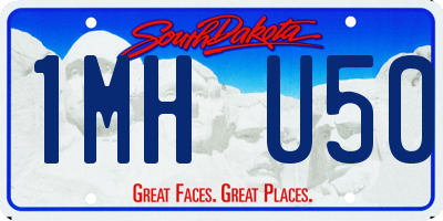 SD license plate 1MHU50