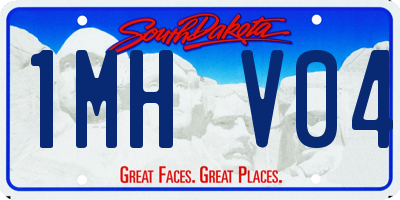 SD license plate 1MHV04