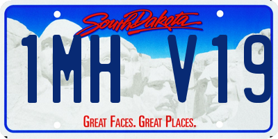 SD license plate 1MHV19