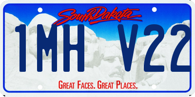 SD license plate 1MHV22