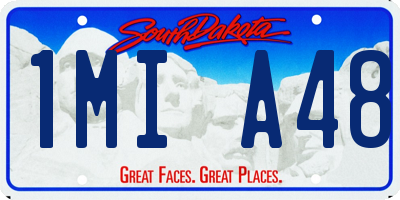 SD license plate 1MIA48