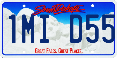 SD license plate 1MID55