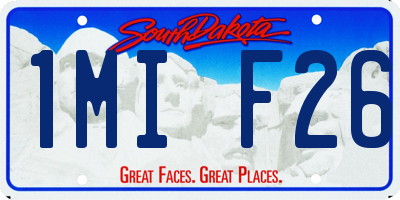 SD license plate 1MIF26