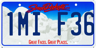 SD license plate 1MIF36