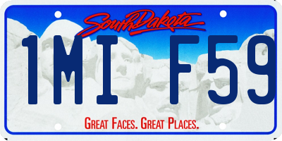 SD license plate 1MIF59
