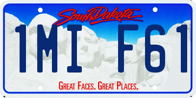 SD license plate 1MIF61