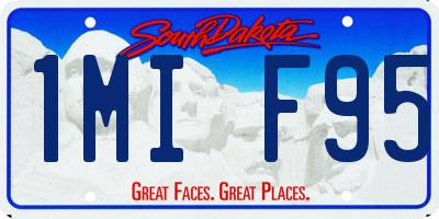 SD license plate 1MIF95