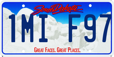 SD license plate 1MIF97