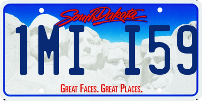 SD license plate 1MII59