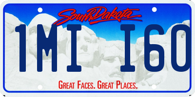 SD license plate 1MII60