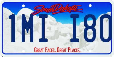 SD license plate 1MII80