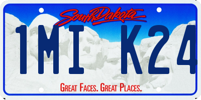 SD license plate 1MIK24