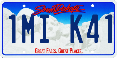SD license plate 1MIK41