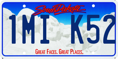SD license plate 1MIK52