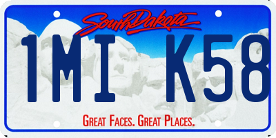 SD license plate 1MIK58