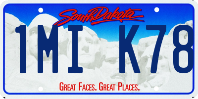SD license plate 1MIK78