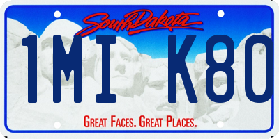 SD license plate 1MIK80