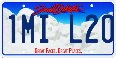 SD license plate 1MIL20