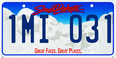 SD license plate 1MIO31