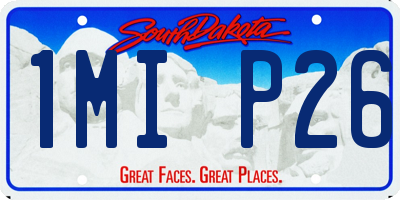SD license plate 1MIP26