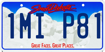 SD license plate 1MIP81