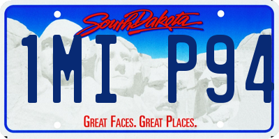 SD license plate 1MIP94