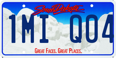 SD license plate 1MIQ04