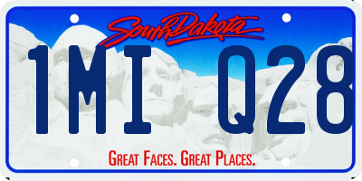 SD license plate 1MIQ28