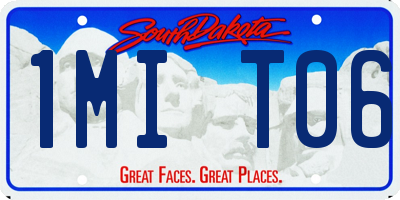 SD license plate 1MIT06