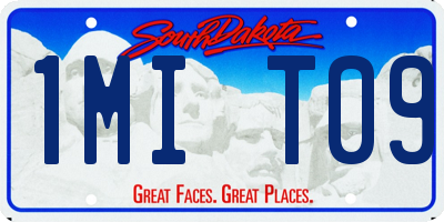 SD license plate 1MIT09