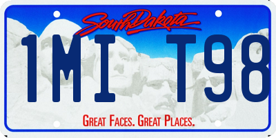 SD license plate 1MIT98