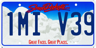 SD license plate 1MIV39