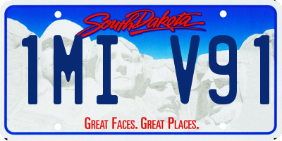 SD license plate 1MIV91