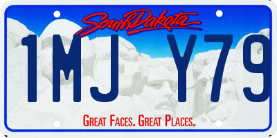 SD license plate 1MJY79