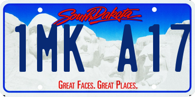 SD license plate 1MKA17