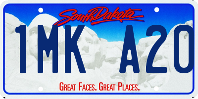 SD license plate 1MKA20