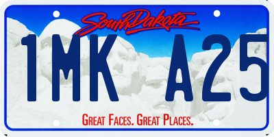 SD license plate 1MKA25