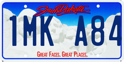 SD license plate 1MKA84