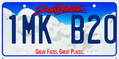 SD license plate 1MKB20