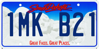 SD license plate 1MKB21