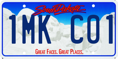 SD license plate 1MKC01