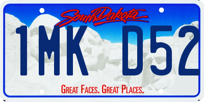 SD license plate 1MKD52