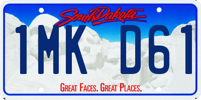 SD license plate 1MKD61